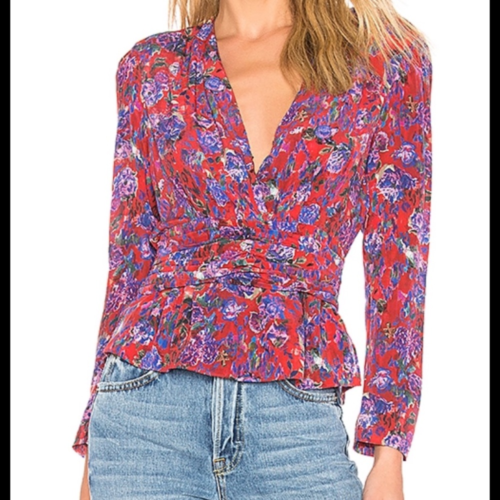 IRO floral printed blouse